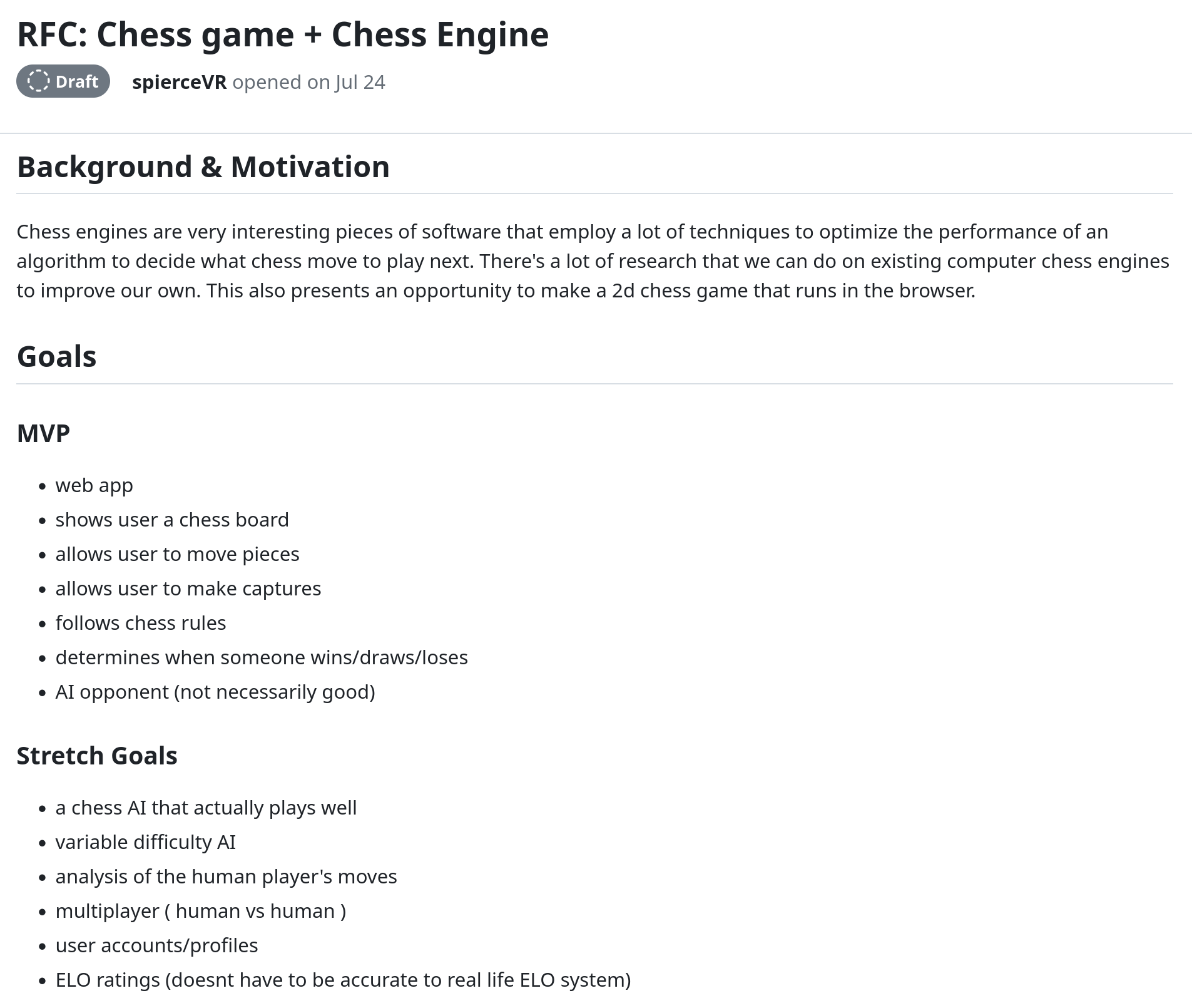 chess RFC screenshot